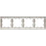 Рамка 4-м IEK BRITE BR-M42-K91 РУ-4-БрАБ арктич. белая