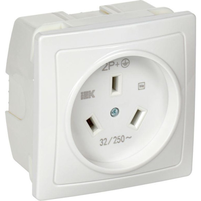 Розетка 1-м IEK ERP11-032-K01 СП Рпл11-К 32А IP20 разборная